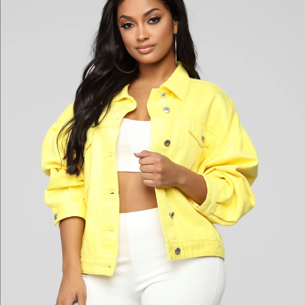 That's On Me Jacket - Yellow